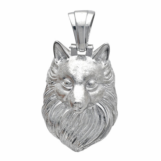 925 Sterling Silver Wolf Head Pendant Bold & Powerful Men’s Jewelry SDP158852