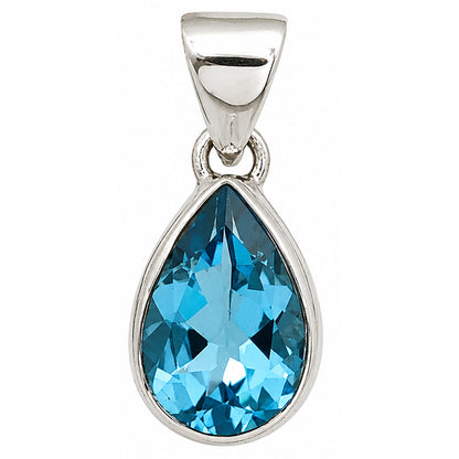 Swiss Blue Topaz Pendant P-1124 SDP158860