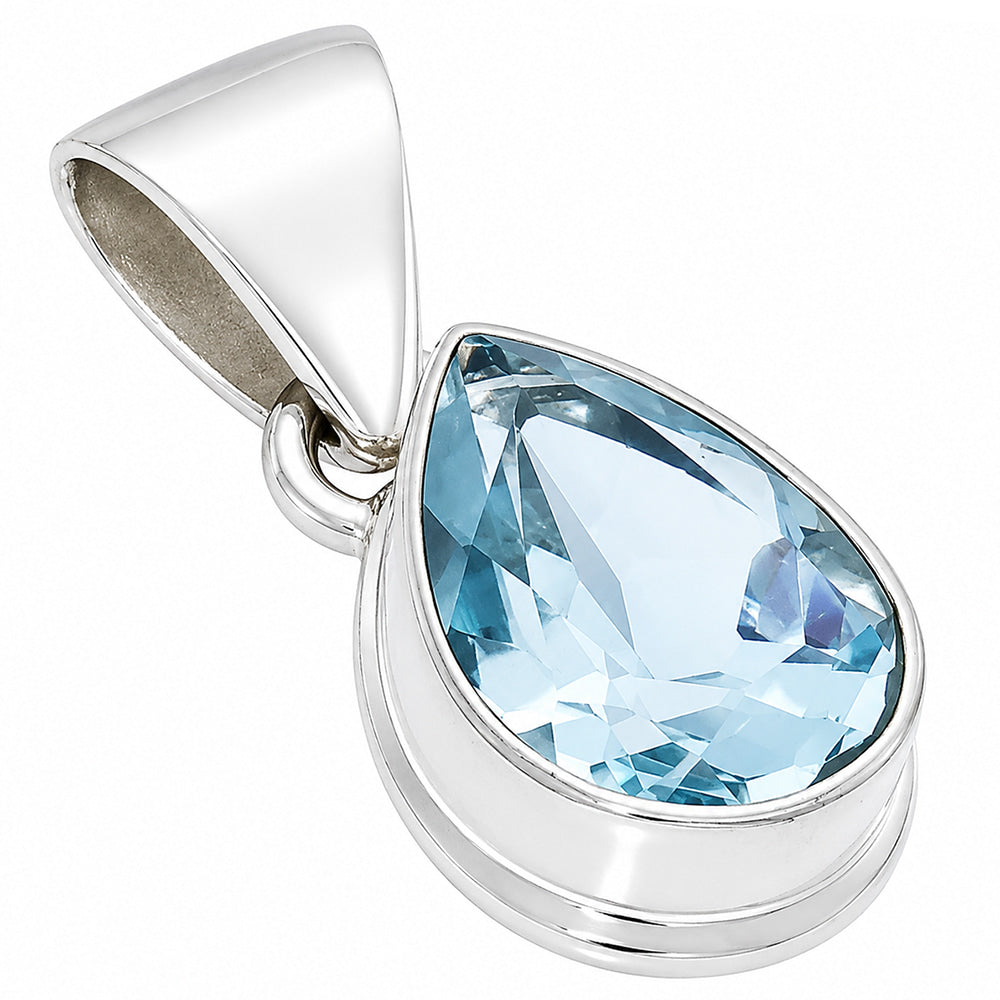 Sky Blue Topaz Pendant P-1124 SDP158865