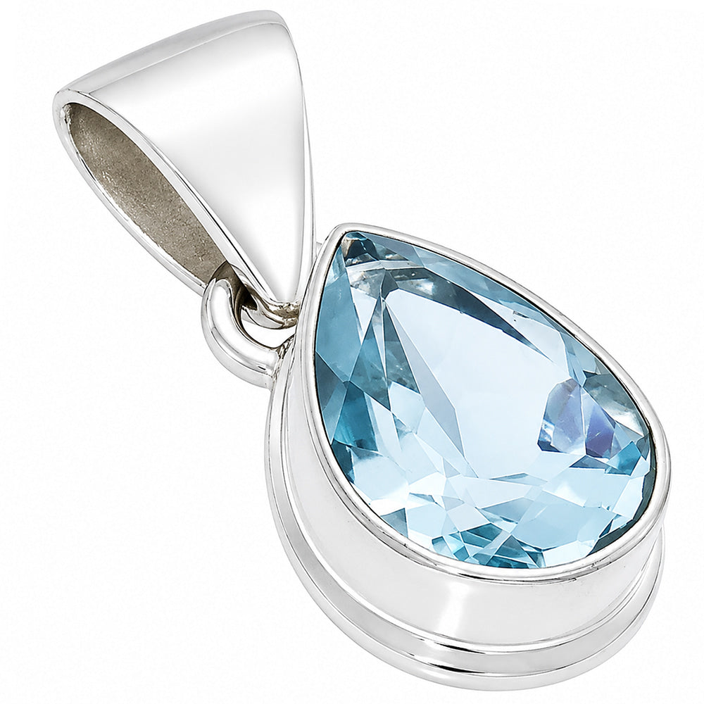 Sky Blue Topaz Pendant P-1124 SDP158866