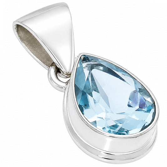 Sky Blue Topaz Pendant P-1124 SDP158866