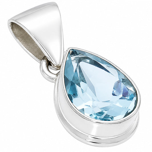 Sky Blue Topaz Pendant P-1124 SDP158867