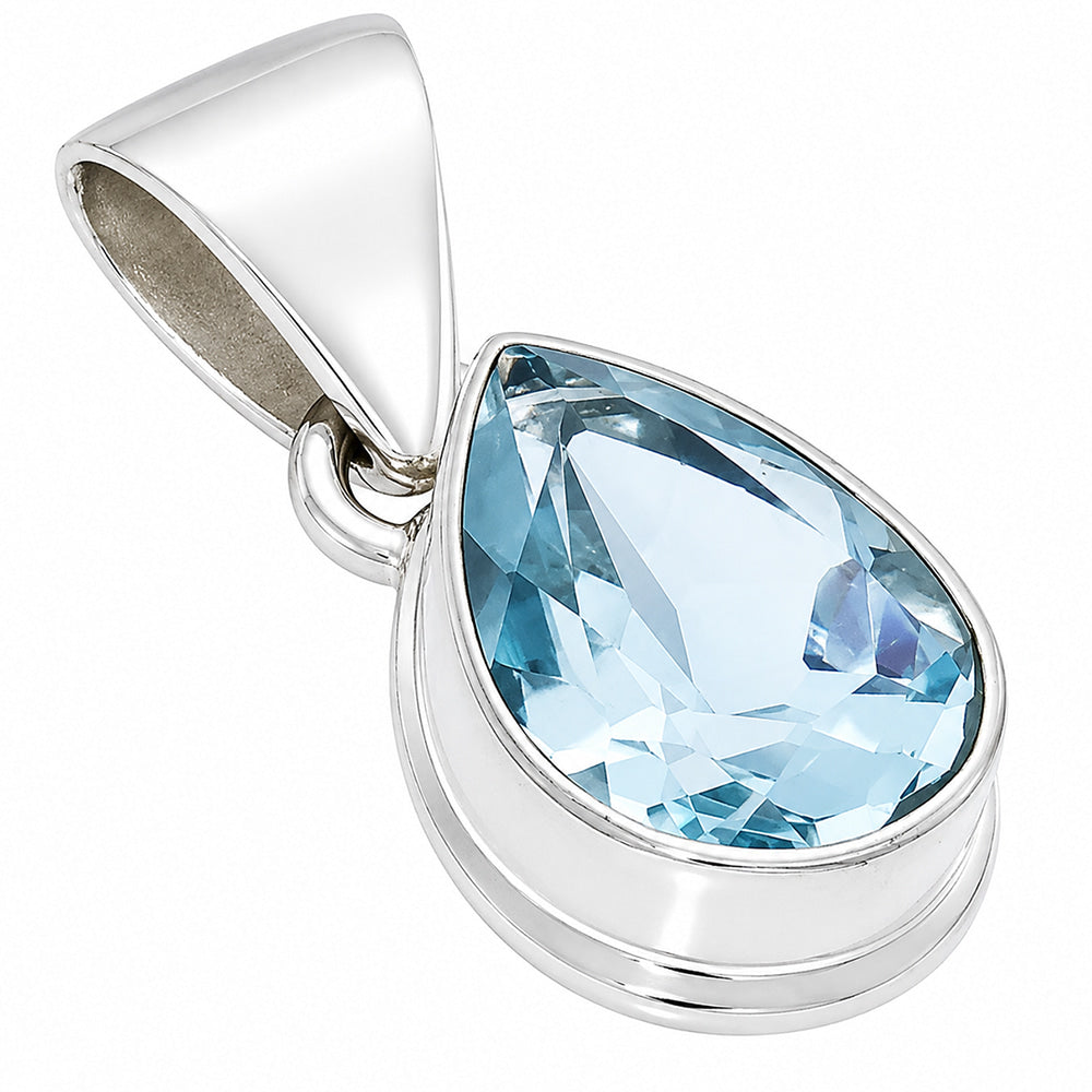 Sky Blue Topaz Pendant P-1124 SDP158868