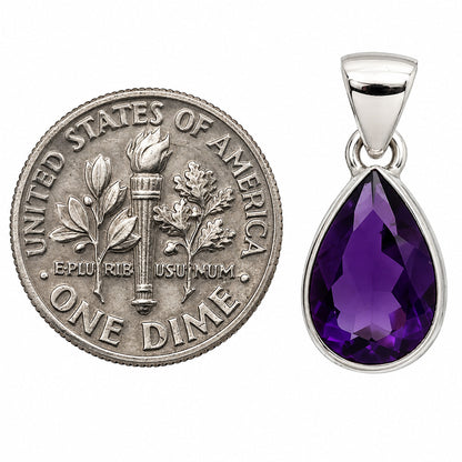 African Amethyst Pendant P-1124 SDP158869