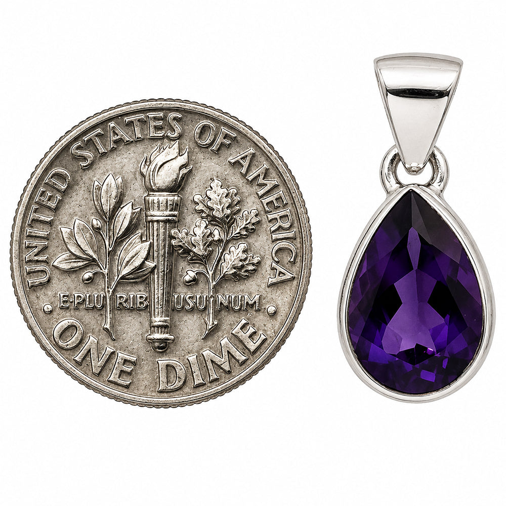 African Amethyst Pendant P-1124 SDP158872