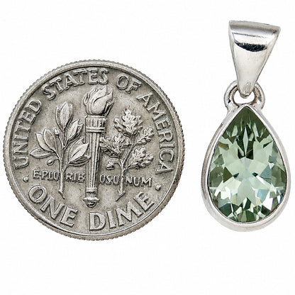 Prasiolite (Green Amethyst) Pendant P-1124 SDP158881