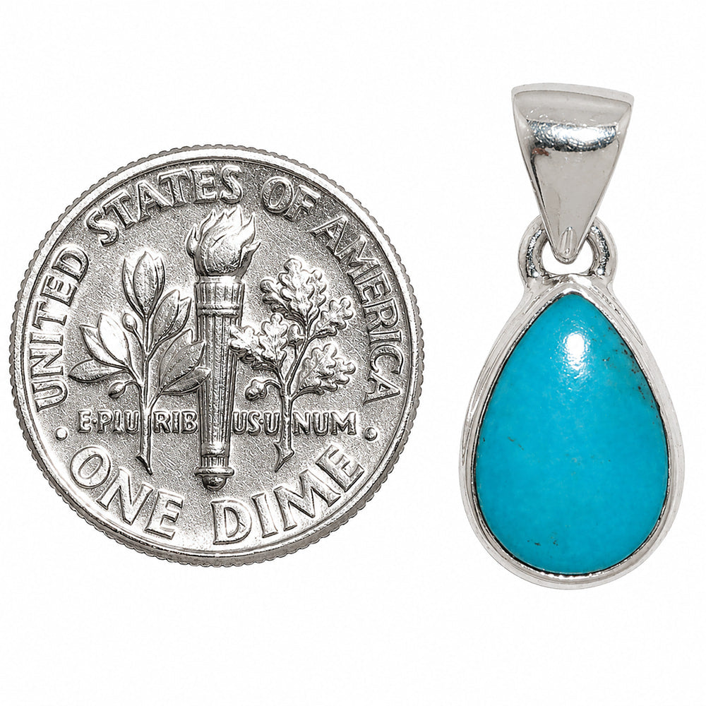 Sleeping Beauty Turquoise Pendant P-1124 SDP158898