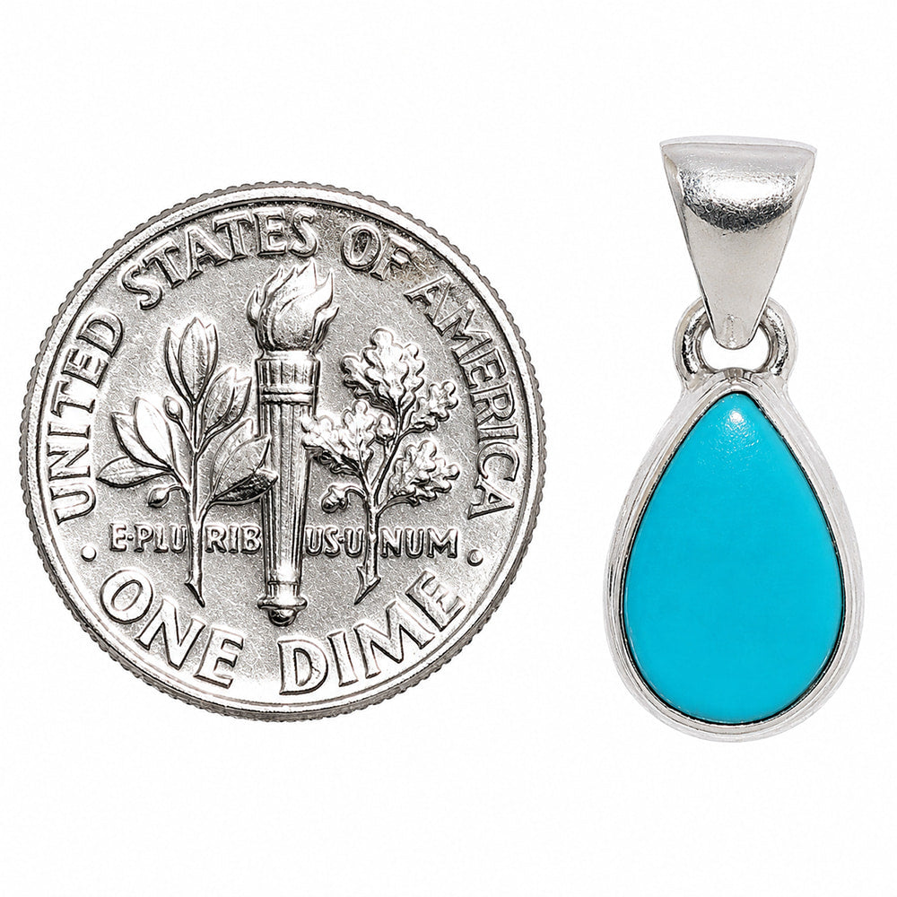 Sleeping Beauty Turquoise Pendant P-1124 SDP158902