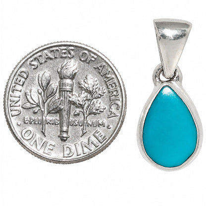 Sleeping Beauty Turquoise Pendant P-1124 SDP158903