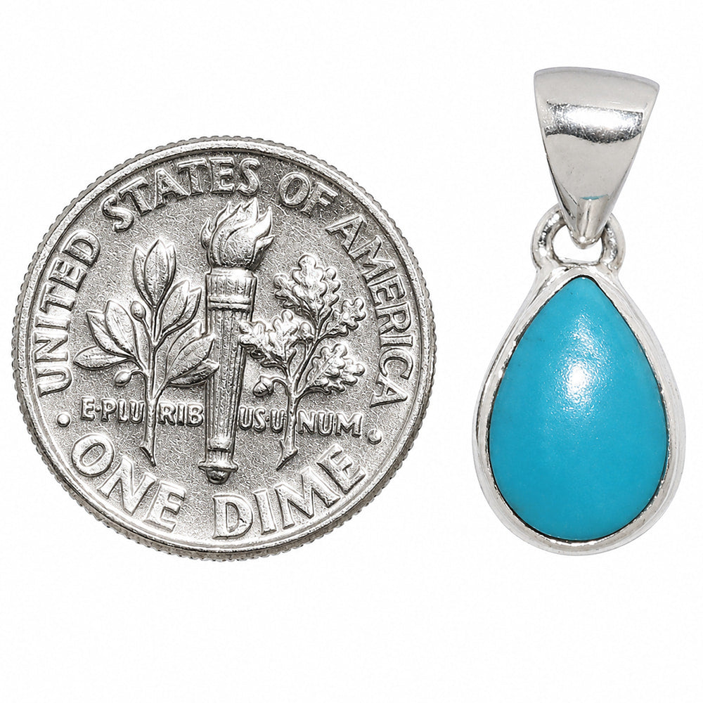 Sleeping Beauty Turquoise Pendant P-1124 SDP158904