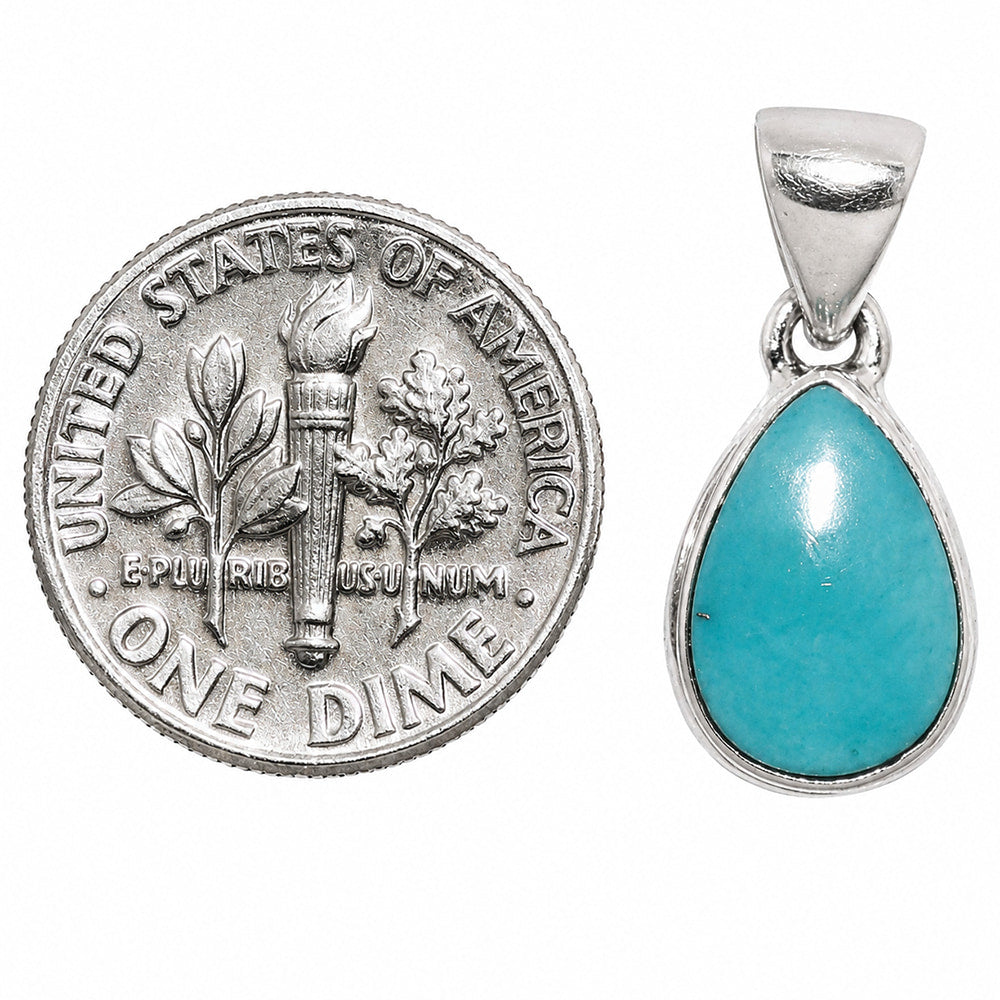 Sleeping Beauty Turquoise Pendant P-1124 SDP158905