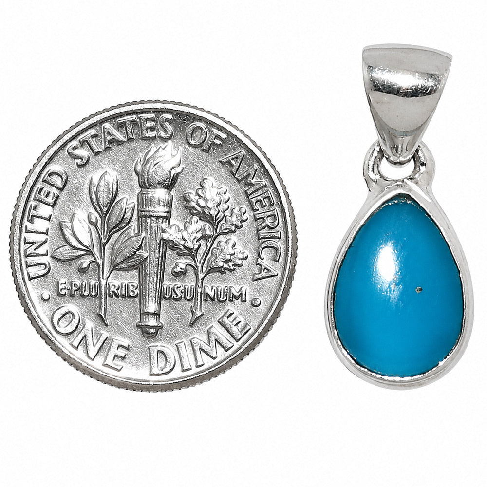 Sleeping Beauty Turquoise Pendant P-1124 SDP158906
