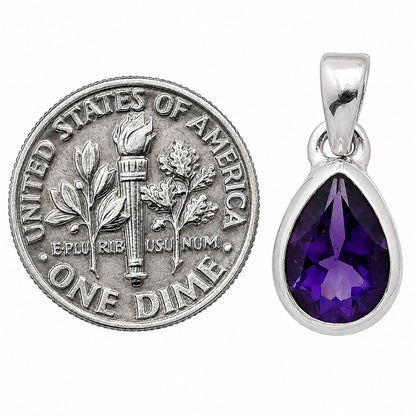 African Amethyst Pendant P-1002 SDP158916