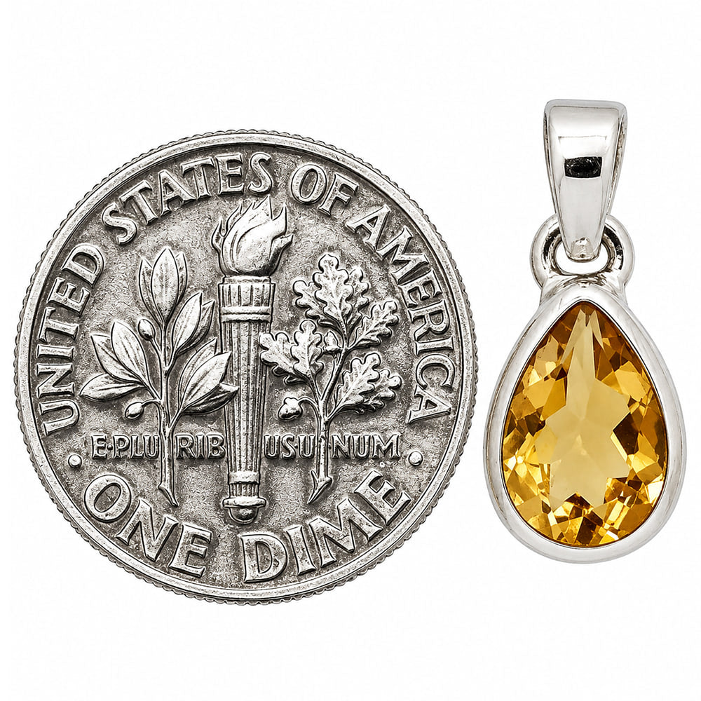 Citrine Pendant P-1002 SDP158930