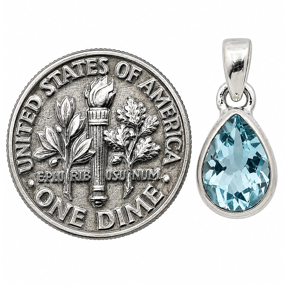 Sky Blue Topaz Pendant P-1002 SDP158940