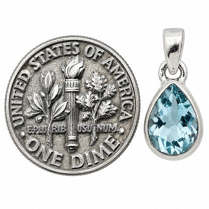 Sky Blue Topaz Pendant P-1002 SDP158945