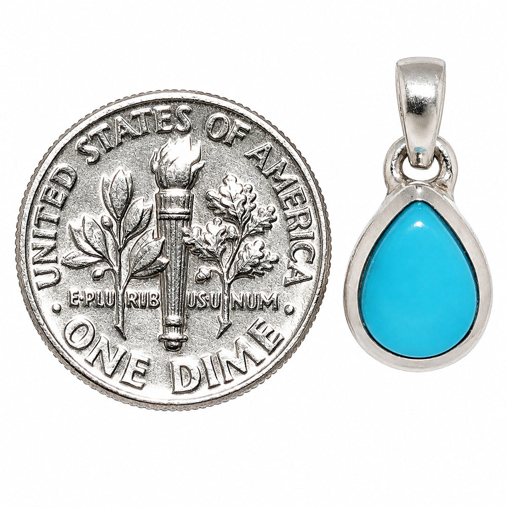 Sleeping Beauty Turquoise Pendant P-1002 SDP158957