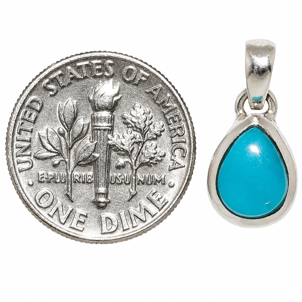 Sleeping Beauty Turquoise Pendant P-1002 SDP158960