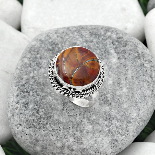 Natural Noreena Jasper Ring size-7 R-1279 SDR151045