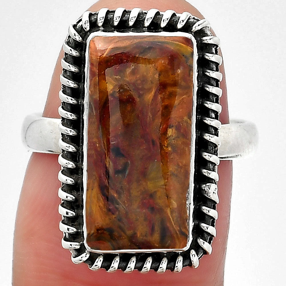 Natural Pietersite - Namibia Ring size-6.5 R-1279 SDR151083