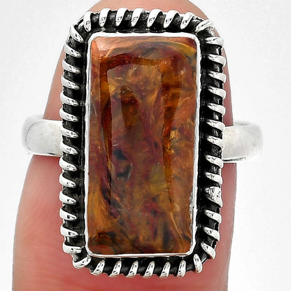 Natural Pietersite - Namibia Ring size-6.5 R-1279 SDR151083