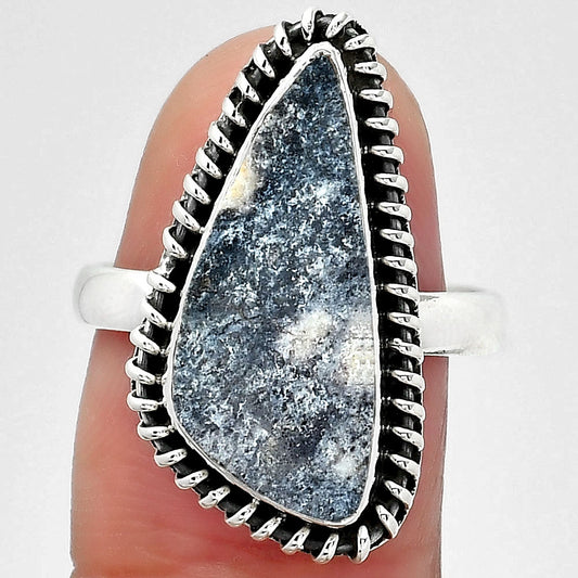 Natural Indian Blanket Jasper Ring size-8 R-1279 SDR151084