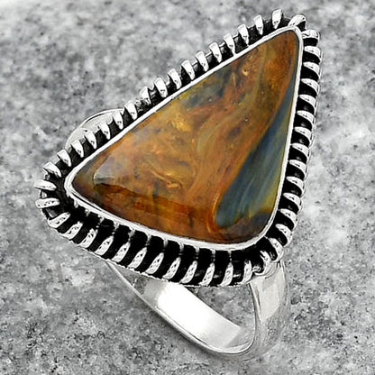 Natural Pietersite - Namibia Ring size-7.5 R-1279 SDR151108