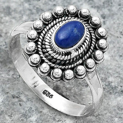 Natural Lapis - Afghanistan Ring size-7.5 R-1124 SDR151198