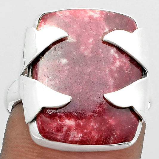 Natural Pink Thulite - Norway Ring size-7.5 R-1354 SDR151653