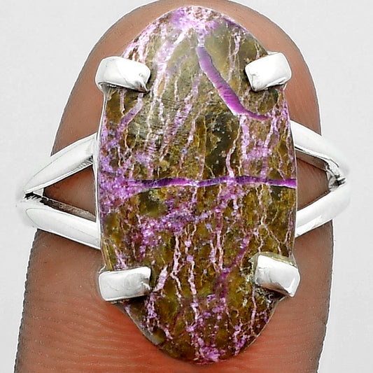 Natural Purpurite - South Africa Ring size-8.5 R-1089 SDR151706