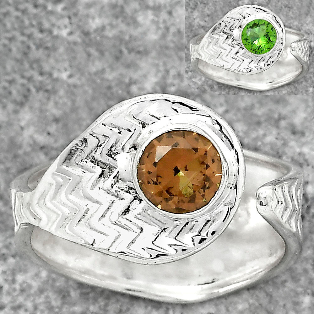 Adjustable - Zandrite Color Change Ring size-8 R-1381 SDR152423