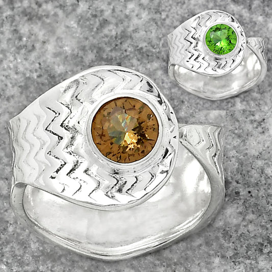 Adjustable - Zandrite Color Change Ring size-6.5 R-1381 SDR152451