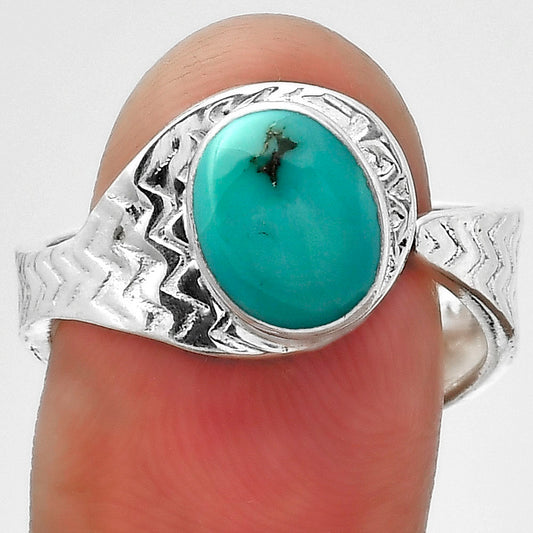 Adjustable - Kingman Turquoise Ring size-8.5 R-1381 SDR152464