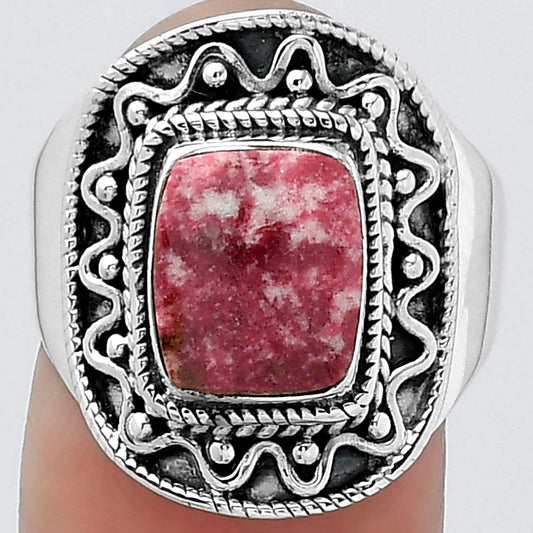 Natural Pink Thulite - Norway Ring size-8.5 R-1501 SDR154516