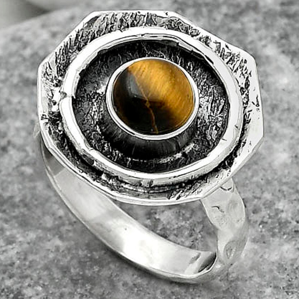 Natural Tiger Eye - Africa Ring size-8 R-1468 SDR154840