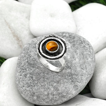 Natural Tiger Eye - Africa Ring size-7 R-1468 SDR154850