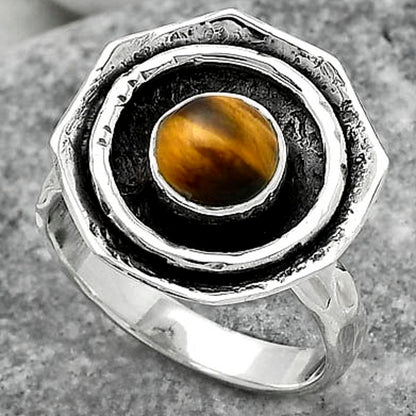Natural Tiger Eye - Africa Ring size-8.5 R-1468 SDR154855