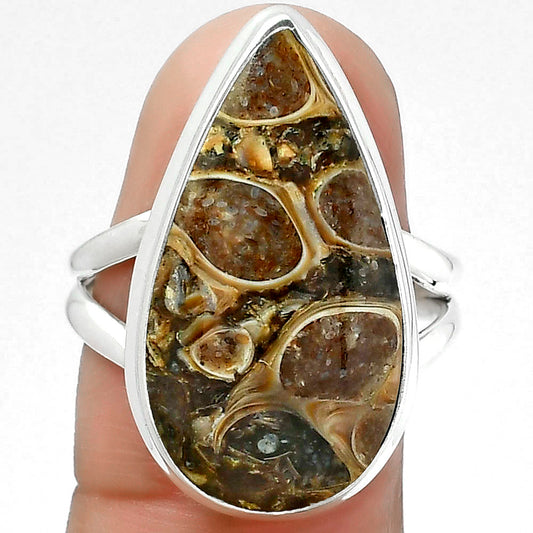 Natural Turtella Jasper - USA Ring size-8 R-1008 SDR155224