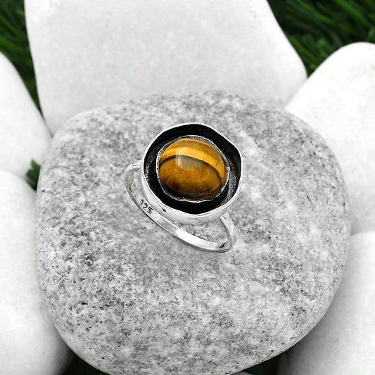 Natural Tiger Eye - Africa Ring size-8 R-1468 SDR155869