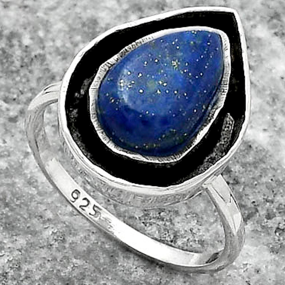 Natural Lapis - Afghanistan Ring size-7 R-1468 SDR155871