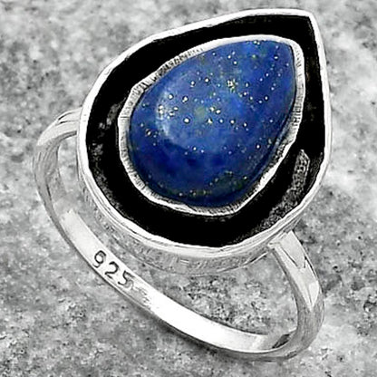 Natural Lapis - Afghanistan Ring size-7 R-1468 SDR155871