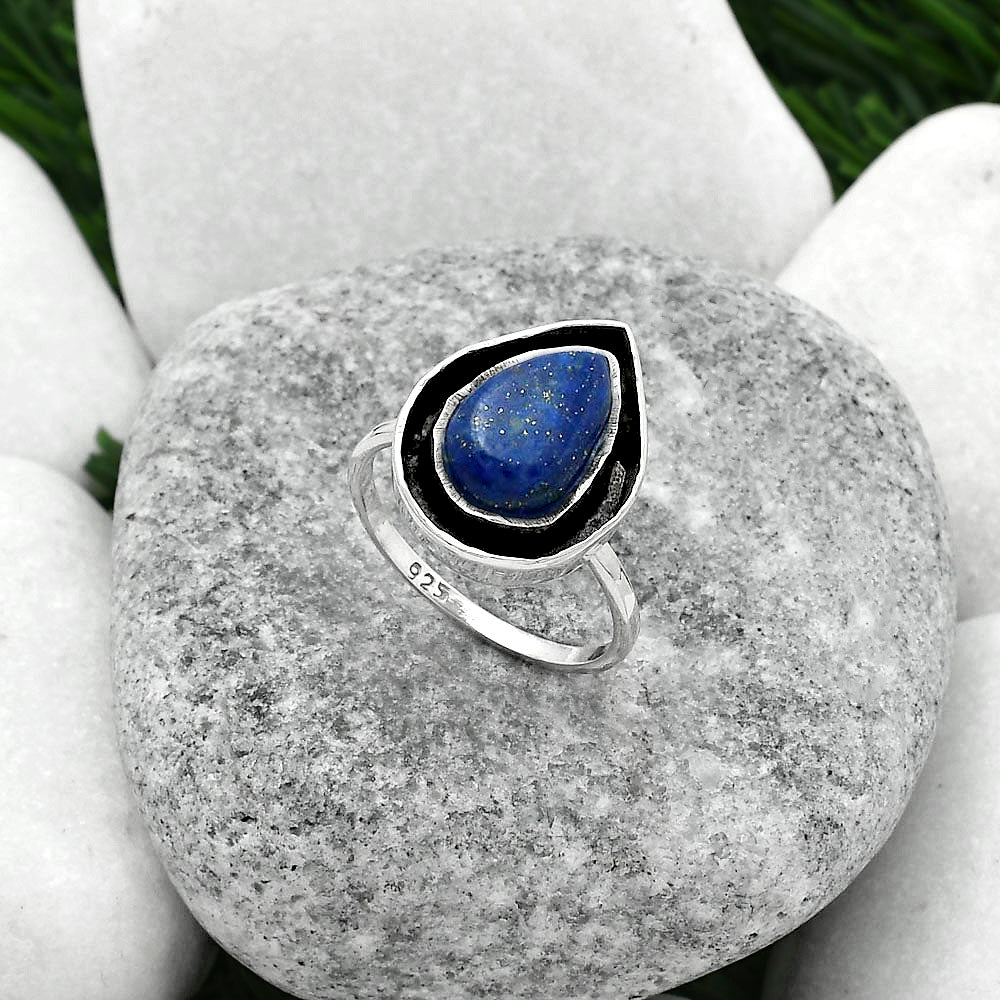 Natural Lapis - Afghanistan Ring size-7 R-1468 SDR155871