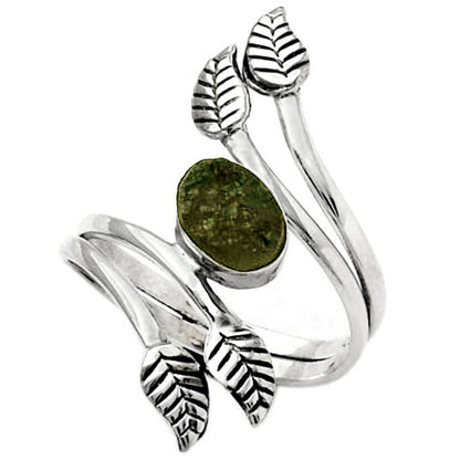 Natural Tektite Rough - Greek Ring size-8.5 R-1251 SDR155931