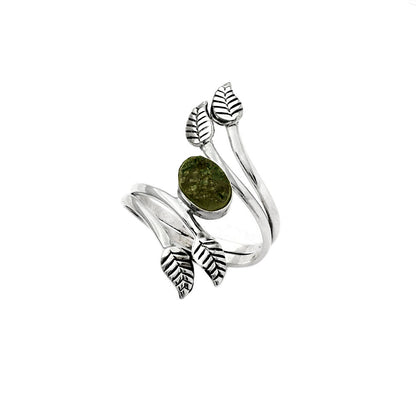 Natural Tektite Rough - Greek Ring size-8.5 R-1251 SDR155931