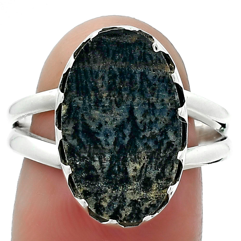 Natural Russian Honey Dendrite Opal Ring size-8.5 R-1210 SDR156043