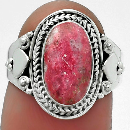 Natural Pink Thulite - Norway Ring size-7 R-1291 SDR156134