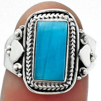 Natural Smithsonite Ring size-7.5 R-1291 SDR156153