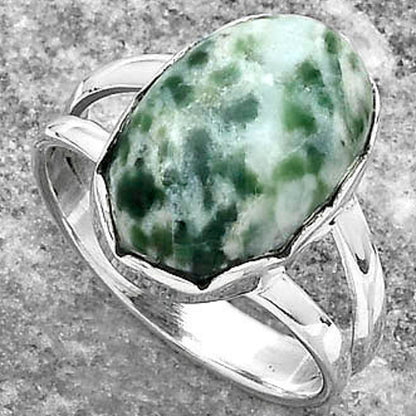 Natural Dioptase Ring size-7.5 R-1338 SDR156203