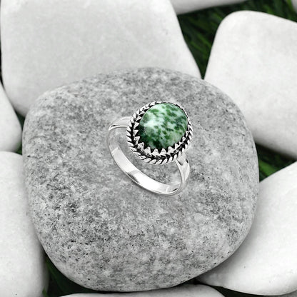 Natural Dioptase Ring size-7.5 R-1474 SDR156270