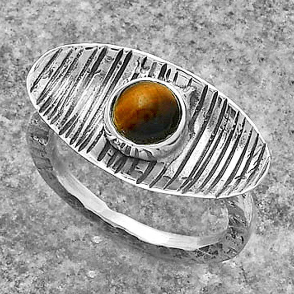 Natural Tiger Eye - Africa Ring size-7.5 R-1573 SDR156670